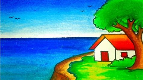 easy scenery pictures to draw.